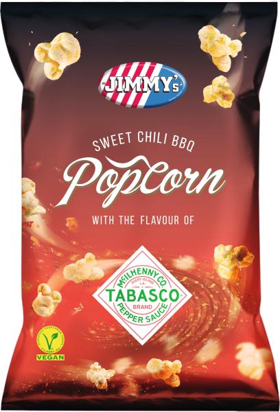 Jimmy's Sweet Chilli BBQ Popcorn Tabasco 90g